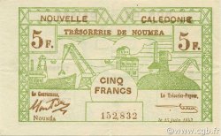 5 Francs NOUVELLE CALÉDONIE  1943 P.58 XF
