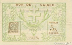 5 Francs NOUVELLE CALÉDONIE  1943 P.58 SUP