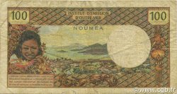 100 Francs NOUVELLE CALÉDONIE  1972 P.63b q.MB