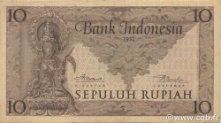 10 Rupiah INDONESIEN  1952 P.043b fST+