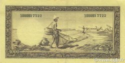 1000 Rupiah INDONESIA  1957 P.053 VF+