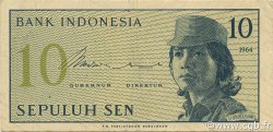 10 Sen INDONESIEN  1964 P.092a fST