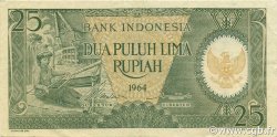 25 Rupiah INDONESIA  1964 P.095a XF