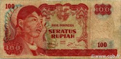 100 Rupiah INDONESIA  1968 P.108a VG