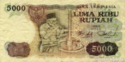 5000 Rupiah INDONESIEN  1980 P.120 SS