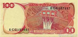 100 Rupiah INDONESIA  1984 P.122a AU