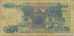 1000 Rupiah INDONÉSIE  1987 P.124a TB