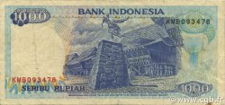 1000 Rupiah INDONESIA  1993 P.129b BB
