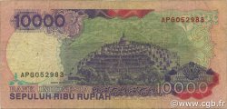 10000 Rupiah INDONESIA  1993 P.131b MB