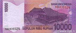 10000 Rupiah INDONESIA  2005 P.143 EBC
