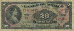 20 Pesos MEXICO  1954 P.054c B