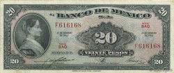 20 Pesos MEXIQUE  1965 P.054l TB