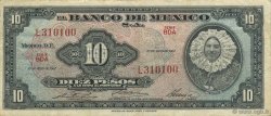 10 Pesos MEXIQUE  1967 P.058l TTB