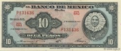 10 Pesos MEXICO  1965 P.058k UNC