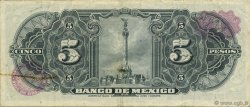 5 Pesos MEXIQUE  1961 P.060g TTB
