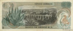 5 Pesos MEXICO  1972 P.062c BB