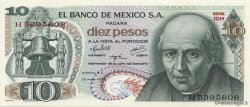 10 Pesos MEXICO  1975 P.063h q.FDC