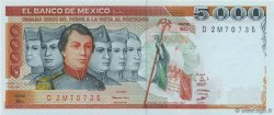 5000 Pesos MEXICO  1981 P.077a UNC