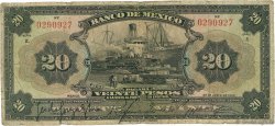 20 Pesos MEXICO  1922 P.023d SGE