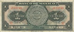 1 Peso MEXICO  1954 P.056b G