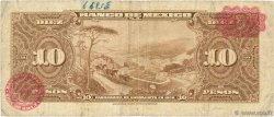 10 Pesos MEXICO  1958 P.058e fS