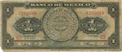 1 Peso MEXICO  1965 P.059i SGE