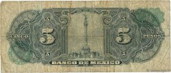 5 Pesos MEXICO  1961 P.060f B