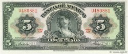 5 Pesos MEXIQUE  1963 P.060h NEUF