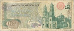 10 Pesos MEXICO  1975 P.063h VG