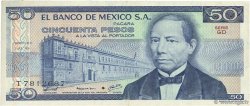 50 Pesos MEXICO  1978 P.067a XF