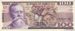 100 Pesos MEXICO  1981 P.074a fVZ
