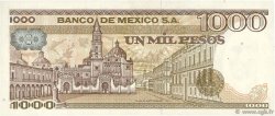 1000 Pesos MEXICO  1982 P.076d AU