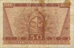 50 Francs GUINEA  1958 P.06 BC a MBC