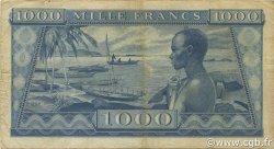 1000 Francs GUINEA  1958 P.09 F - VF