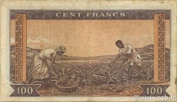 100 Francs GUINEA  1960 P.13a q.BB