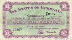 10 Shillings GUERNSEY  1966 P.42c MBC+