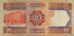 20 Dinars BAHREIN  1973 P.11 TB