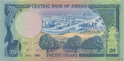 20 Dinars JORDANIE  1985 P.22c TTB+