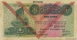 1 Livre SYRIE  1939 P.040e TB