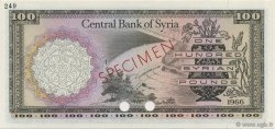 100 Pounds Spécimen SYRIA  1966 P.098as UNC