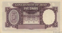5 Dinars IRAK  1942 P.019 SUP