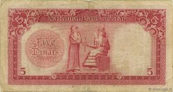 5 Dinars IRAK  1947 P.040- BC
