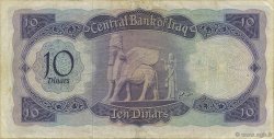 10 Dinars IRAQ  1971 P.060 VF