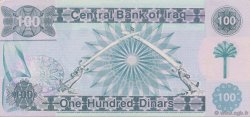 100 Dinars IRAQ  1991 P.076 AU