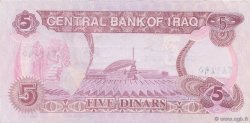 5 Dinars IRAK  1992 P.080c SUP