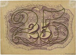 25 Cents VEREINIGTE STAATEN VON AMERIKA  1863 P.103 SS