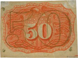 50 Cents ESTADOS UNIDOS DE AMÉRICA  1863 P.104 MBC