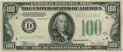 100 Dollars ESTADOS UNIDOS DE AMÉRICA Cleveland 1934 P.433Dc BC+