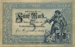 5 Mark DEUTSCHLAND  1882 P.004 SS