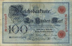 100 Mark GERMANY  1896 P.018 VF